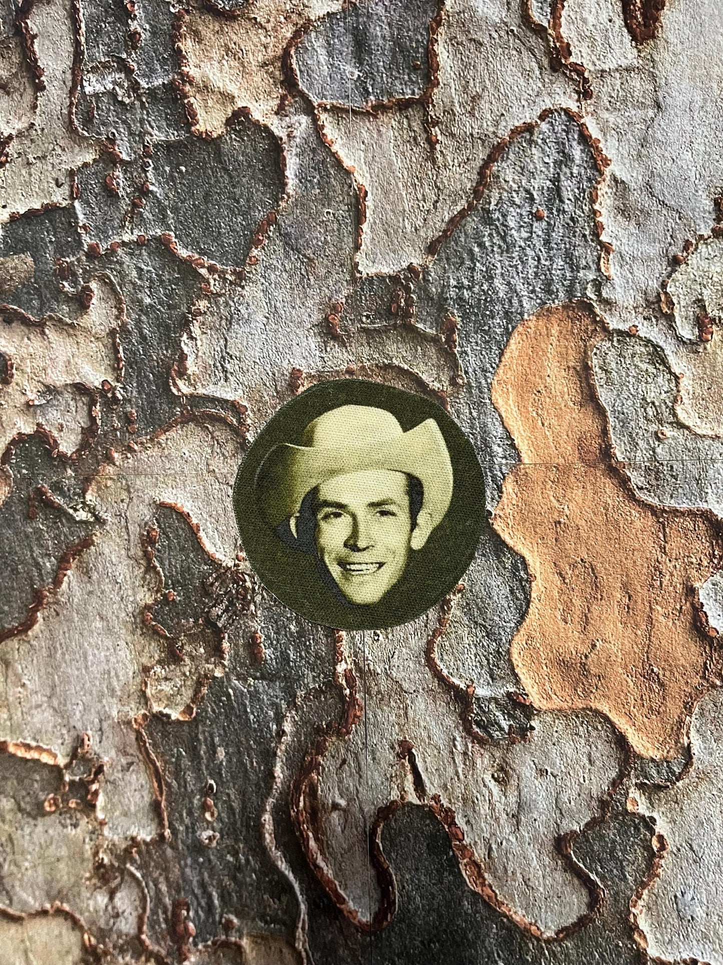 Hank Sr Patch / Raw Edge / Sew On