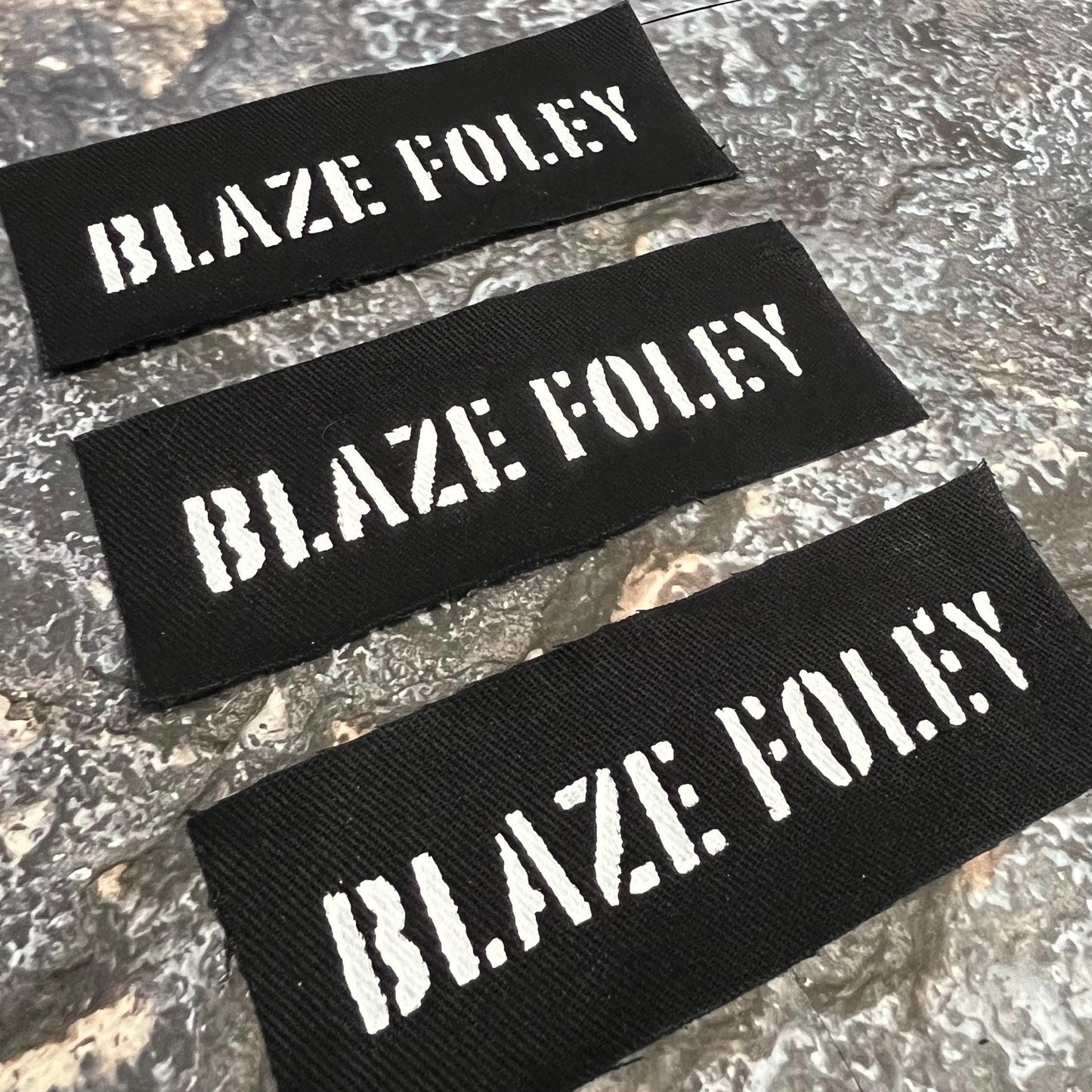 Blaze Foley Patch / Raw Edge / Sew On
