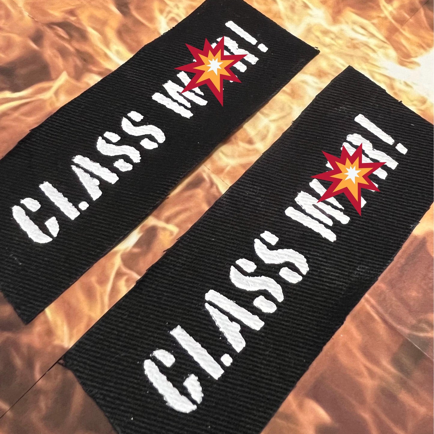 Class W*r Patch / Raw Edge / Sew On