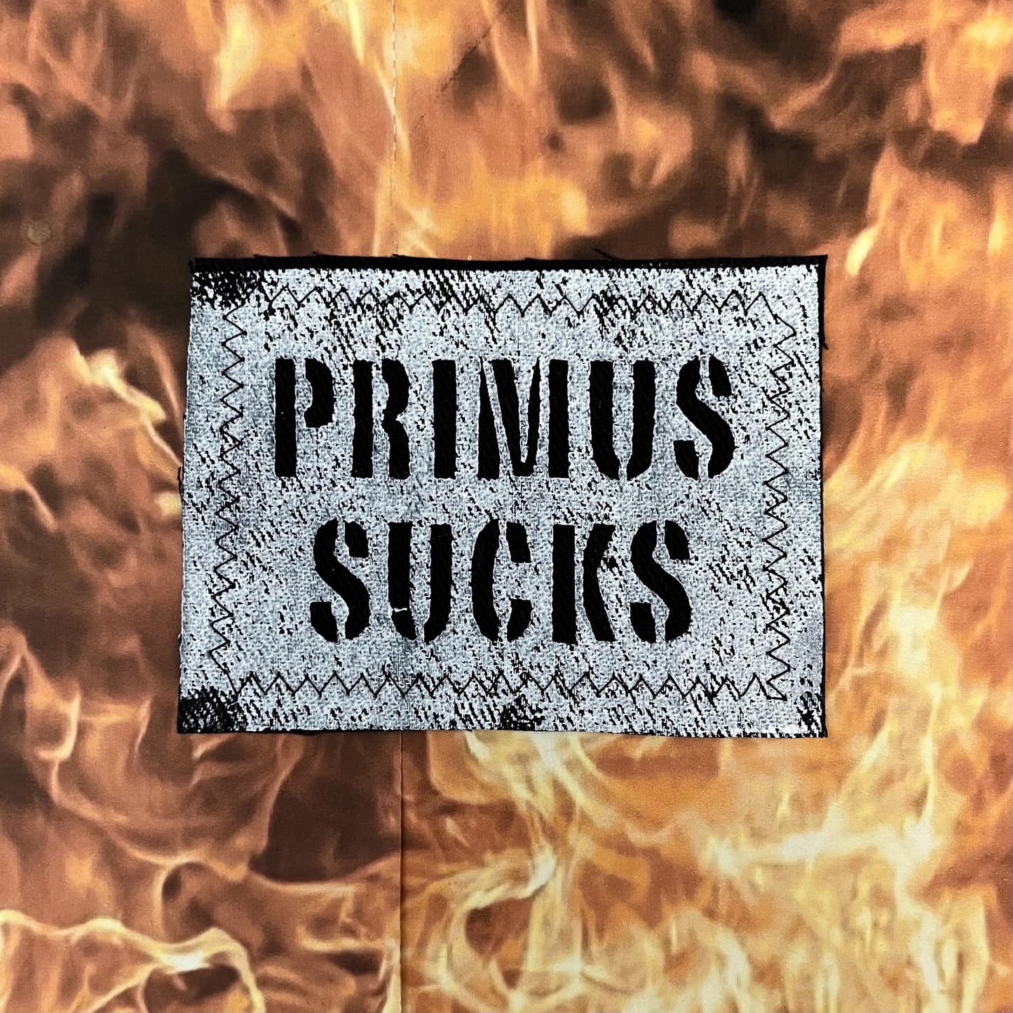 Primus Sucks Patch / Raw Edge / Sew On