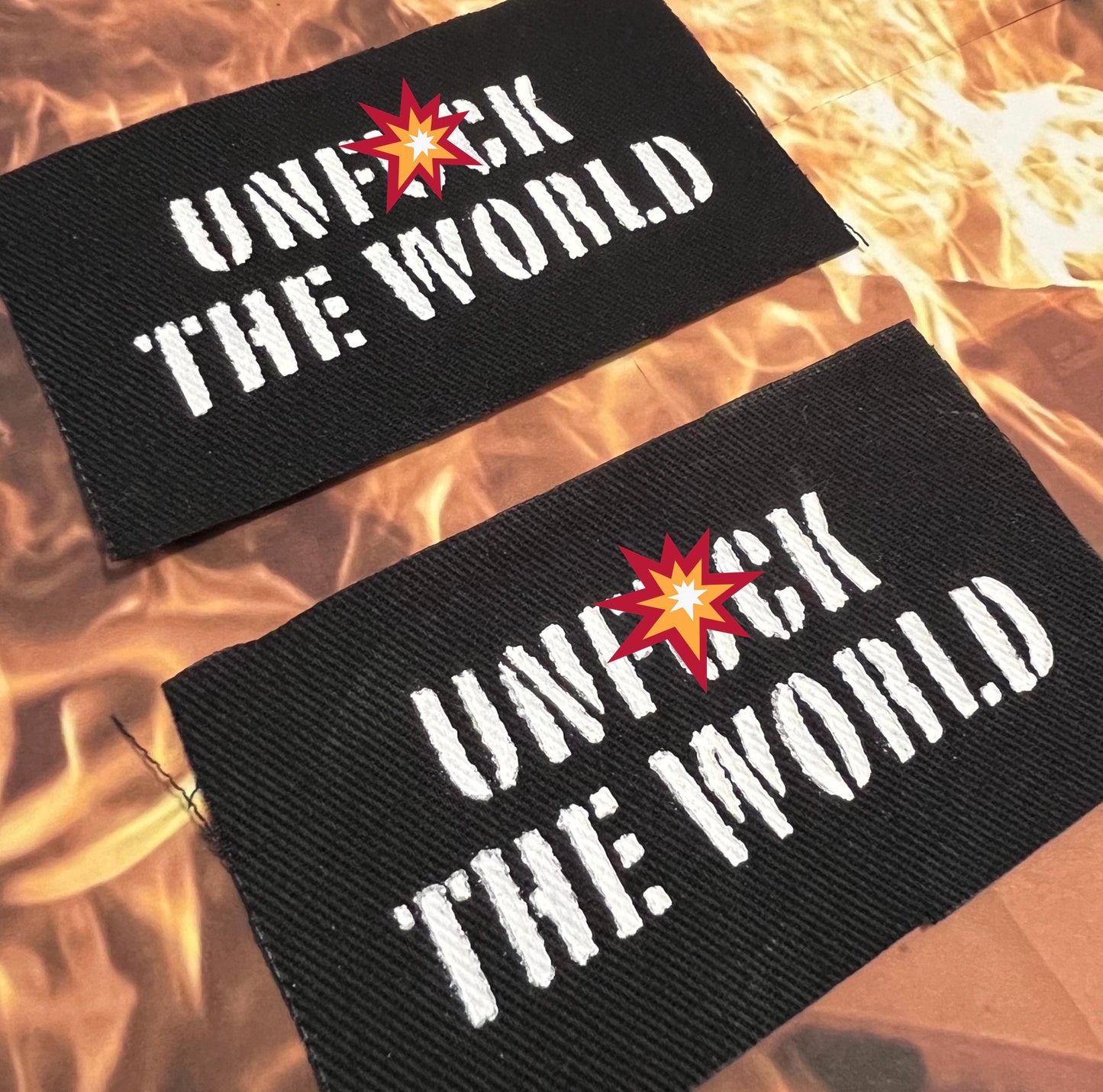 Unf*ck The World Patch (Limited) / Raw Edge / Sew On