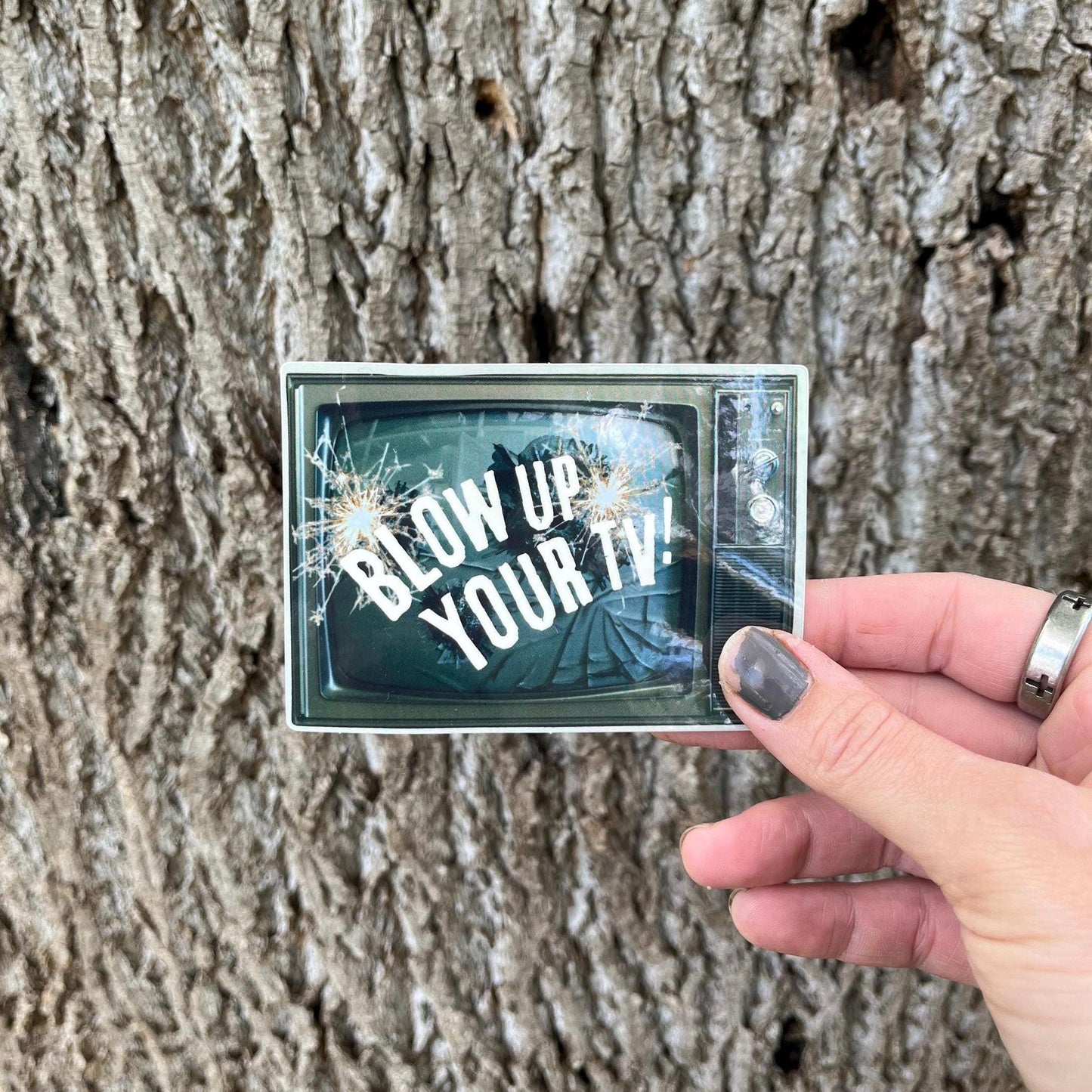 Blow Up Your TV John Prine Vinyl Sticker