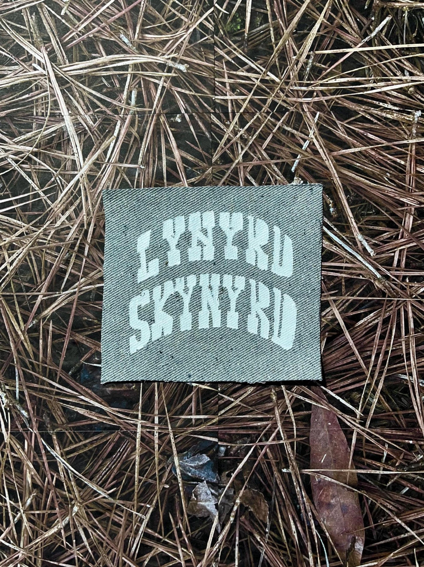 Lynard Skynard Denim Patch / Raw Edge / Sew On