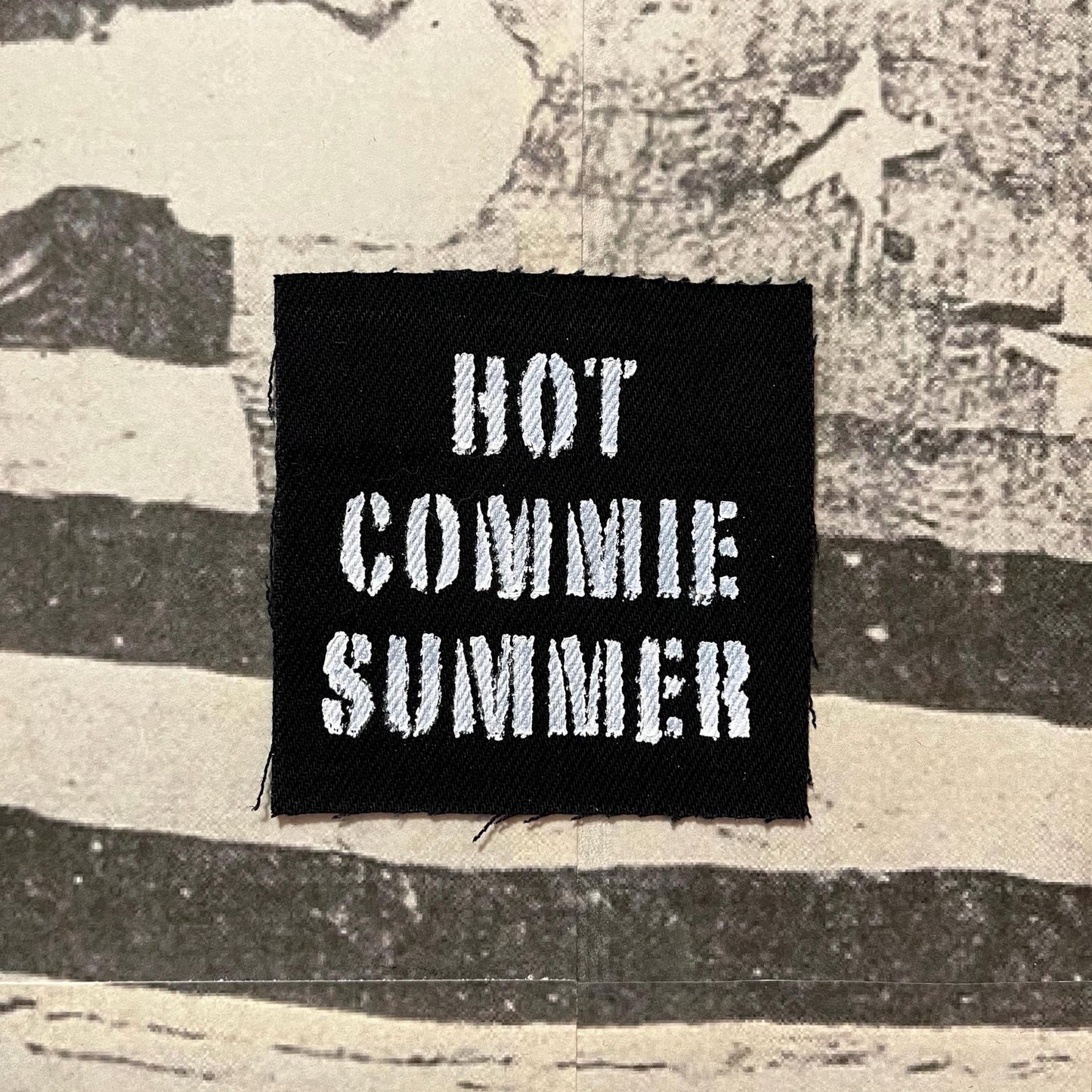 Hot Commie Summer Patch / Raw Edge / Sew On