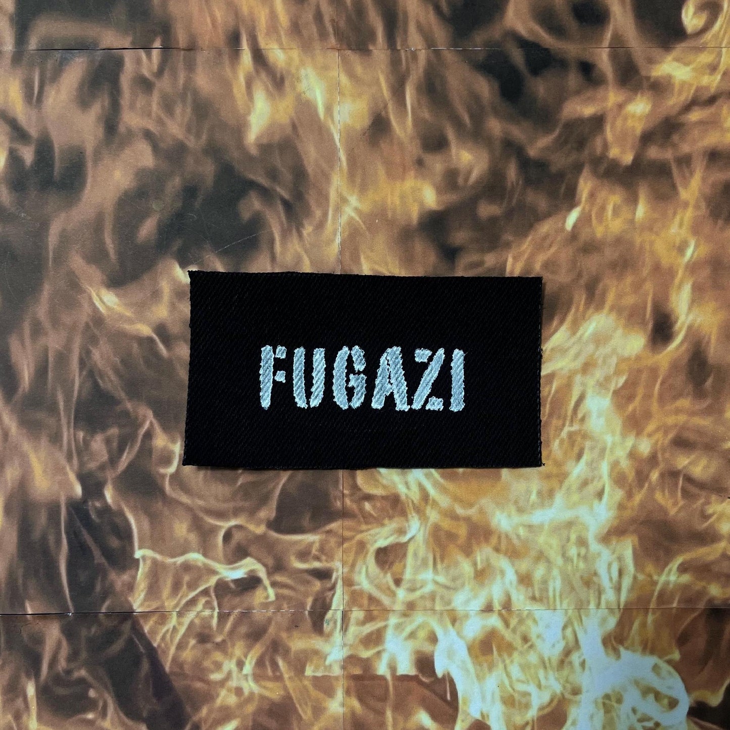 Fugazi Patch / Raw Edge / Sew On