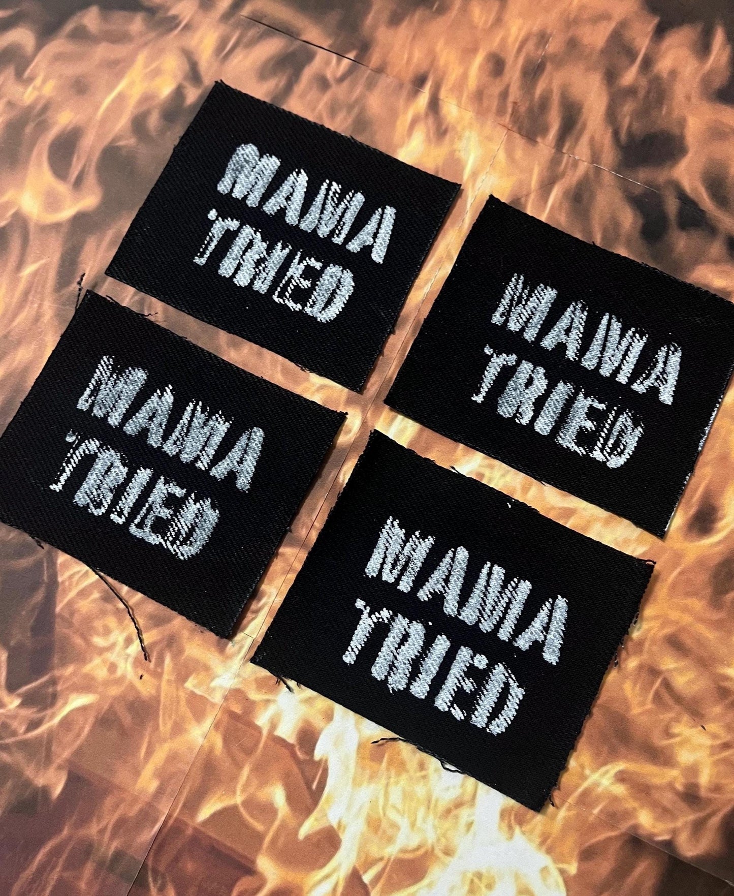 Mama Tried Patch / Raw Edge / Sew On