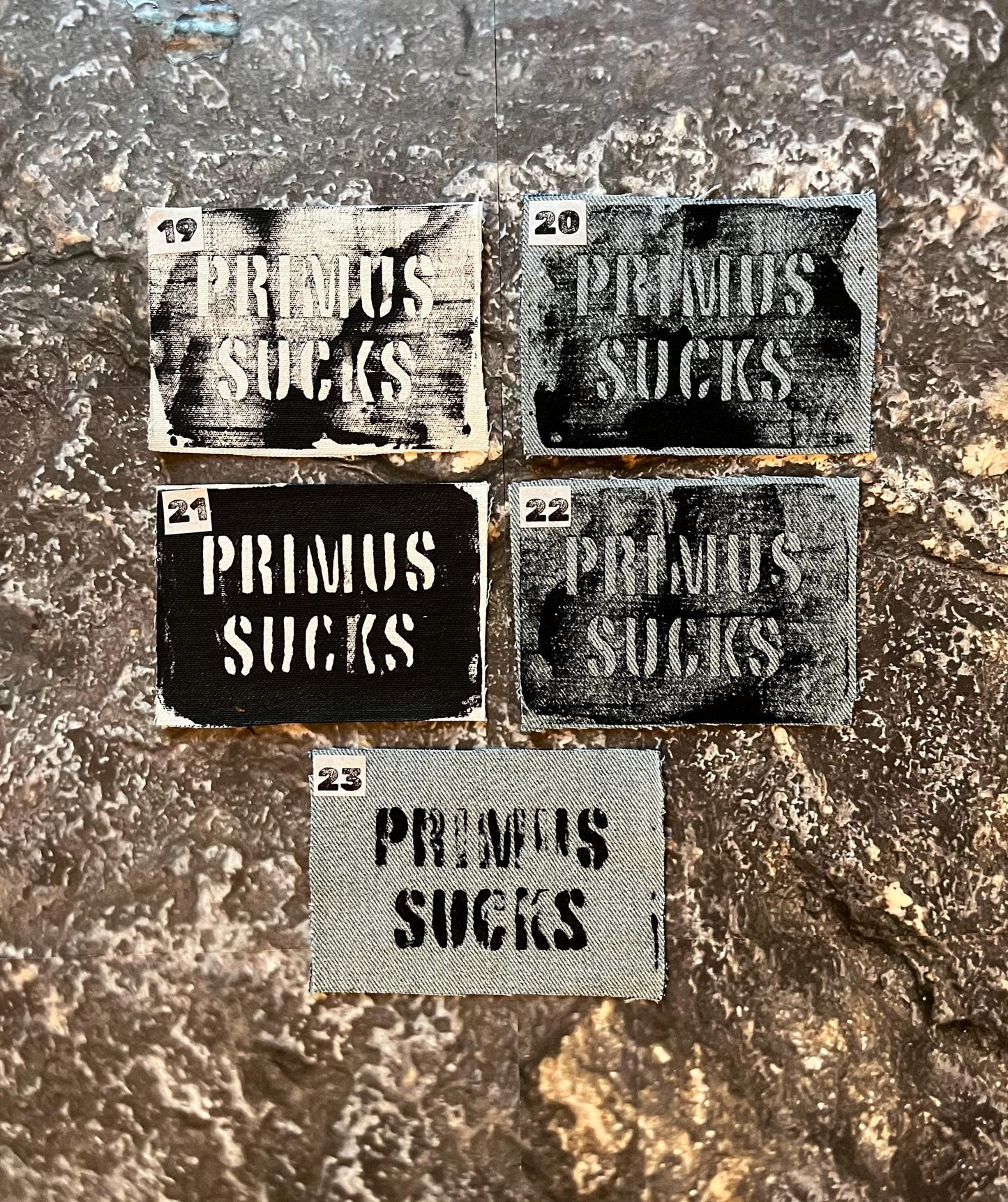 U-Pick Primus Sucks Patches / Raw Edge / Sew On