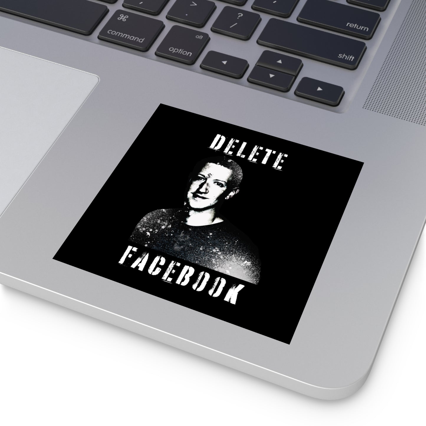 Delete Facebook Vinyl Sticker