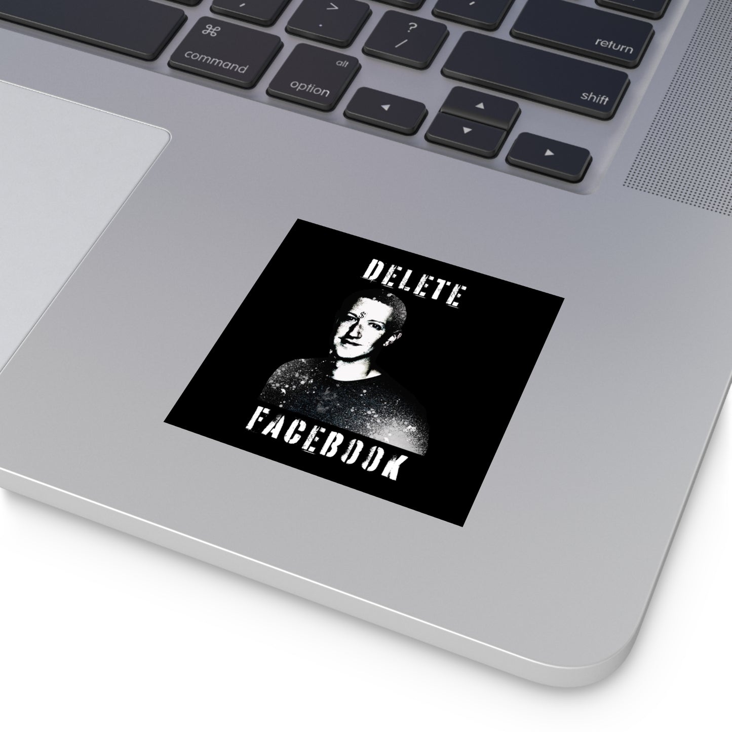 Delete Facebook Vinyl Sticker