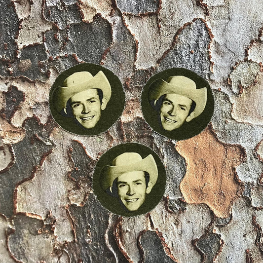 Hank Sr Patch / Raw Edge / Sew On