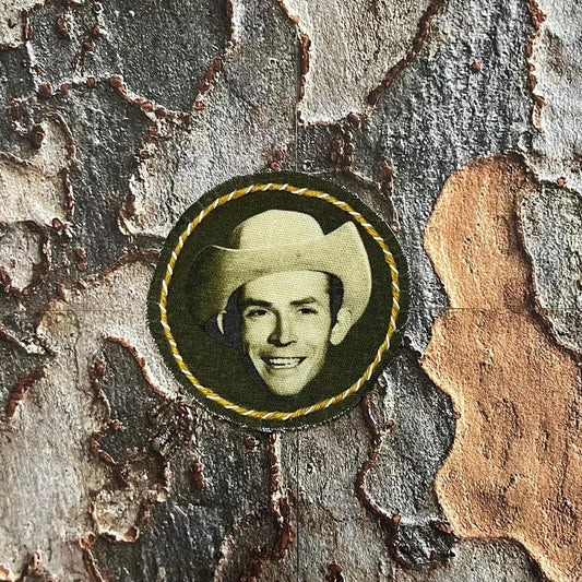 Hank Sr Patch / Raw Edge / Sew On