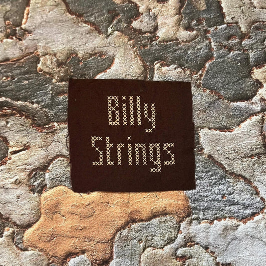 Billy Strings Cross Stitched Patch / Raw Edge / Sew On