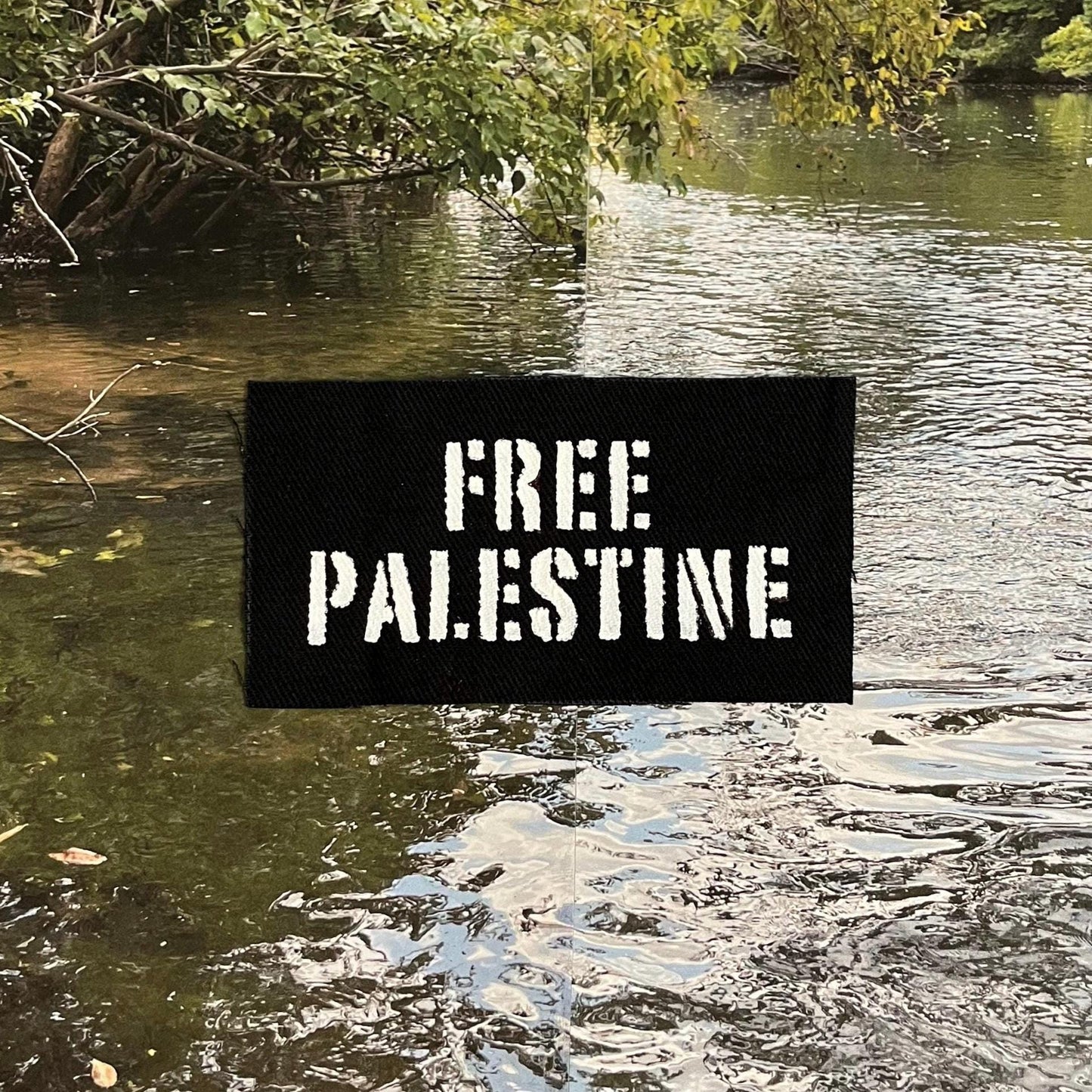 Free Palestine Patch / Raw Edge / Sew On