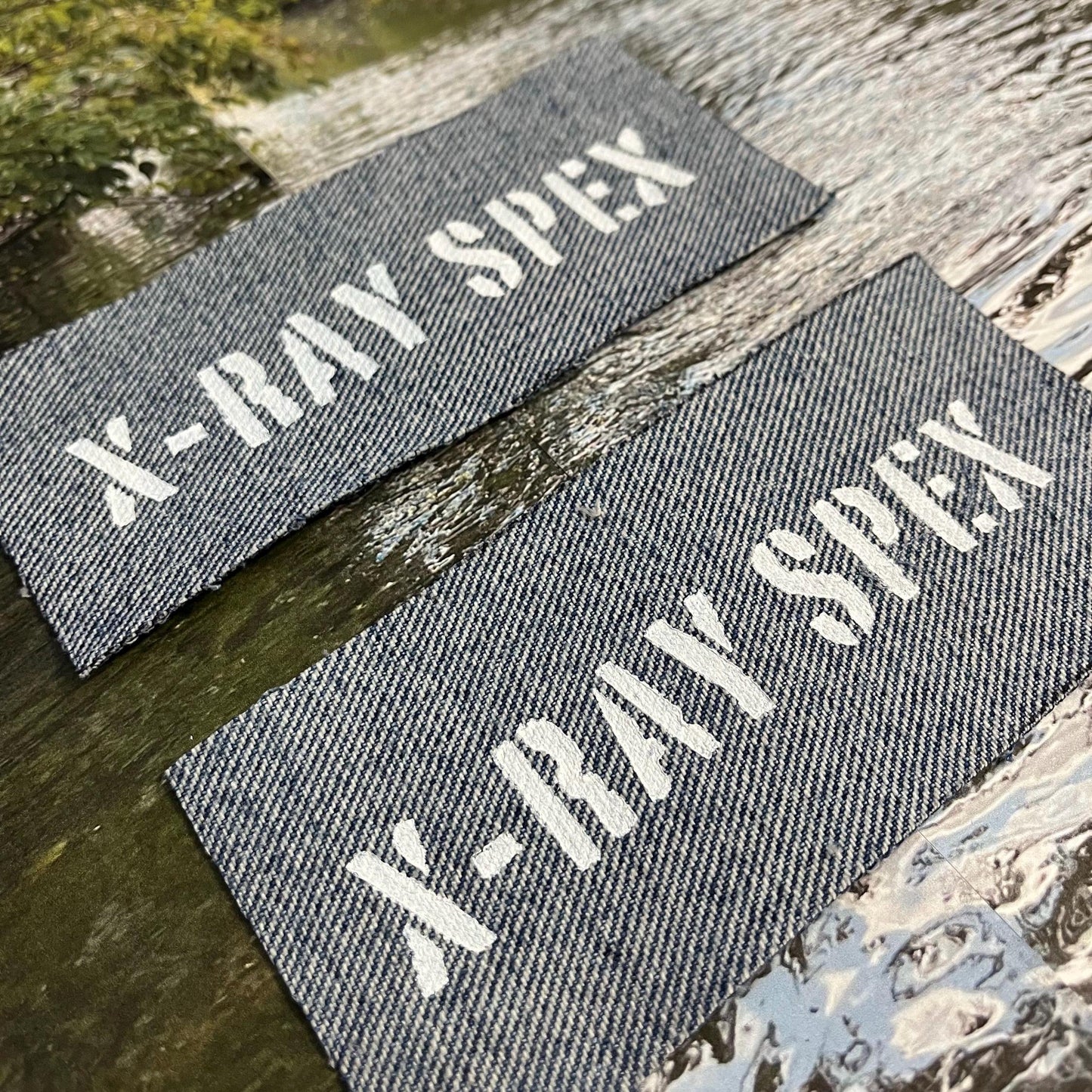 X-Ray Spex Patch, Denim / Raw Edge / Sew On