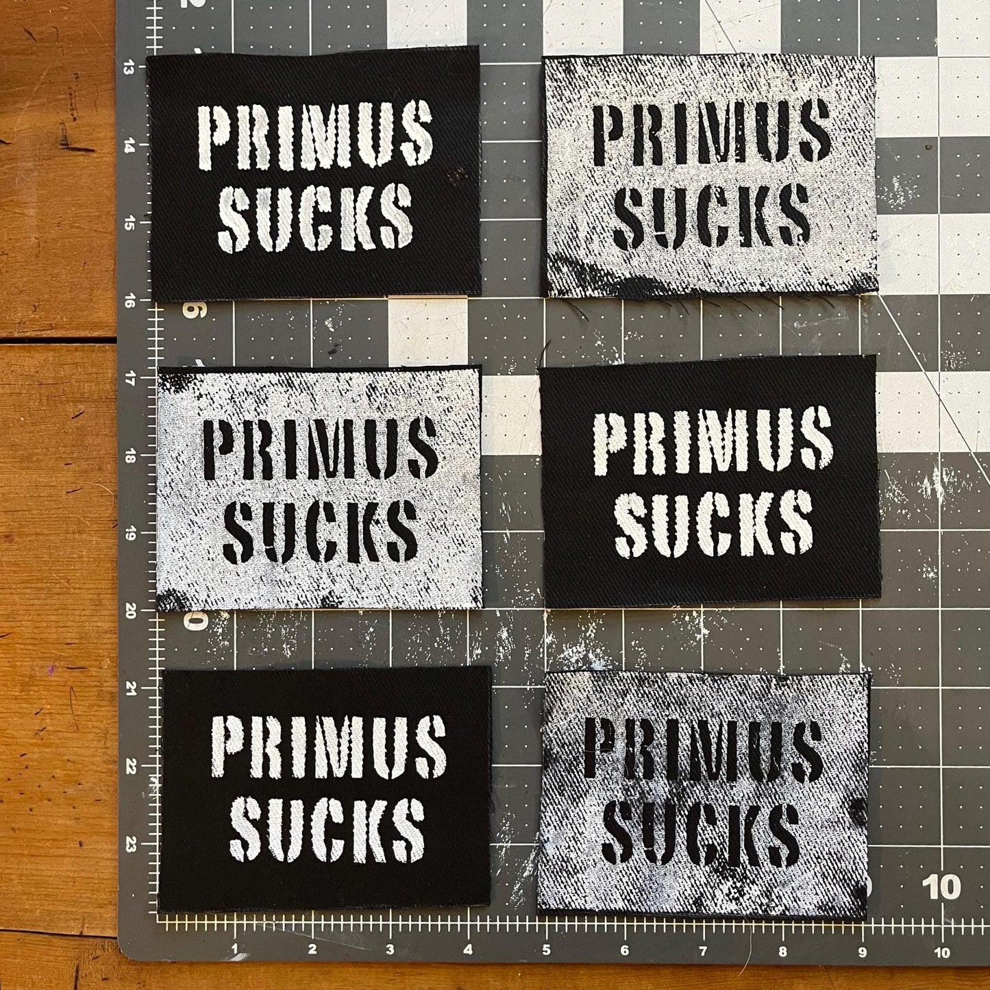 Primus Sucks Patch / Raw Edge / Sew On