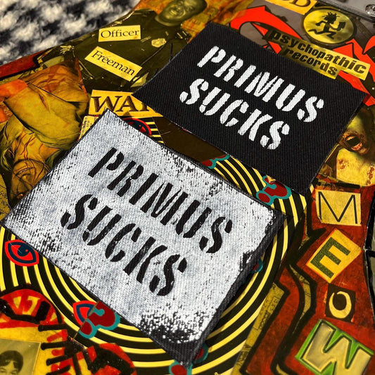 Primus Sucks Patch / Raw Edge / Sew On