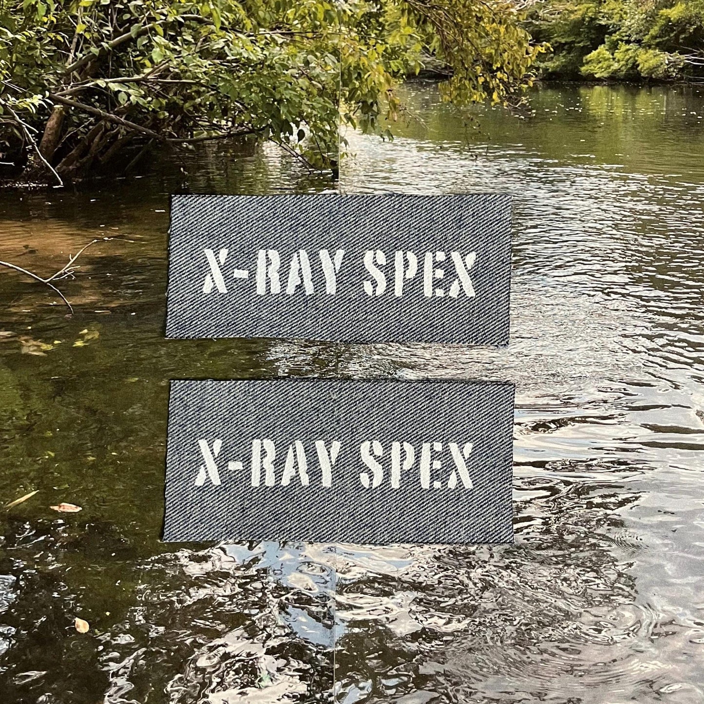 X-Ray Spex Patch, Denim / Raw Edge / Sew On