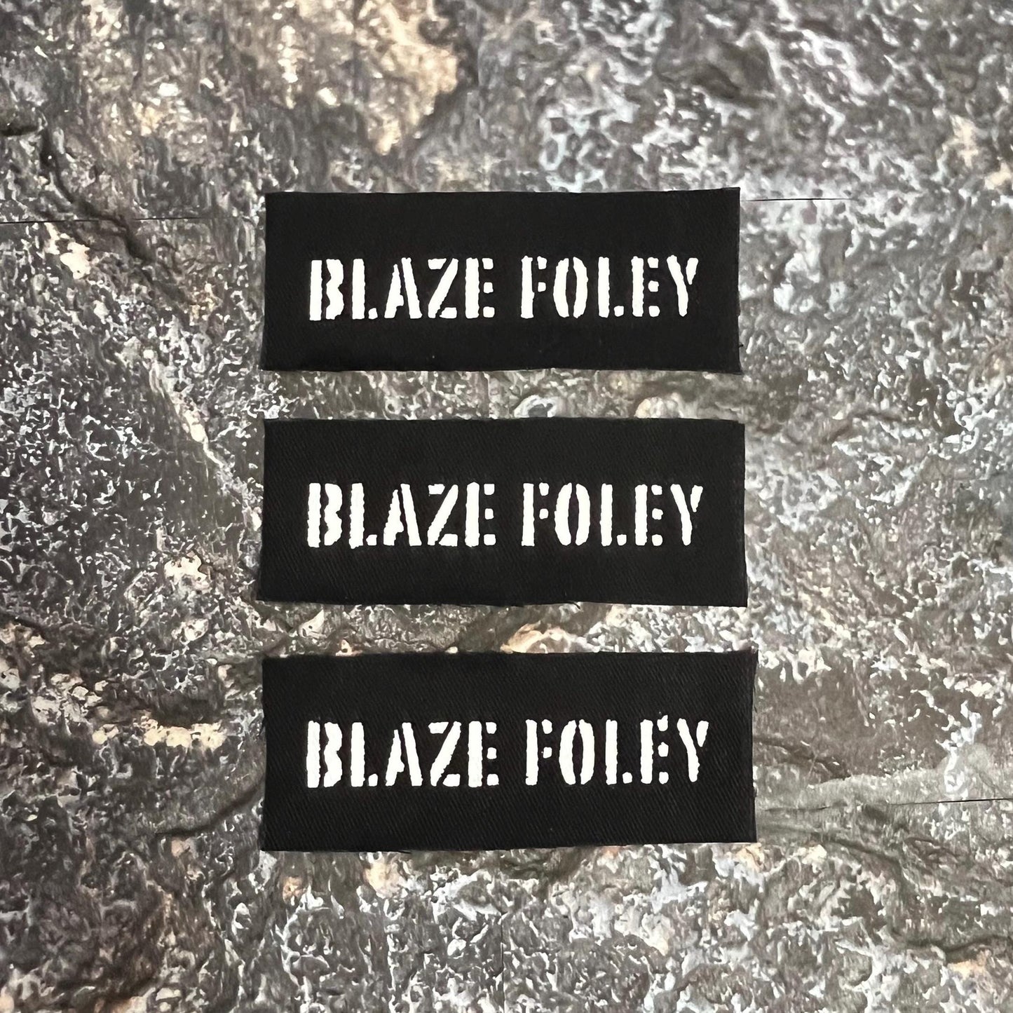 Blaze Foley Patch / Raw Edge / Sew On