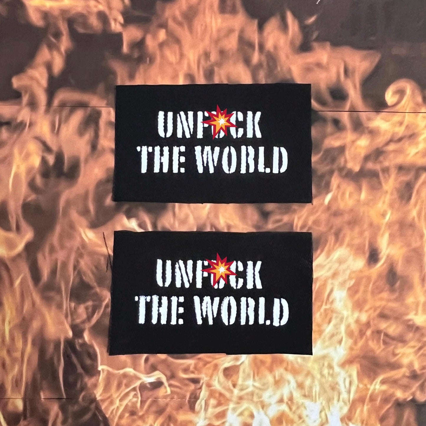 Unf*ck The World Patch (Limited) / Raw Edge / Sew On
