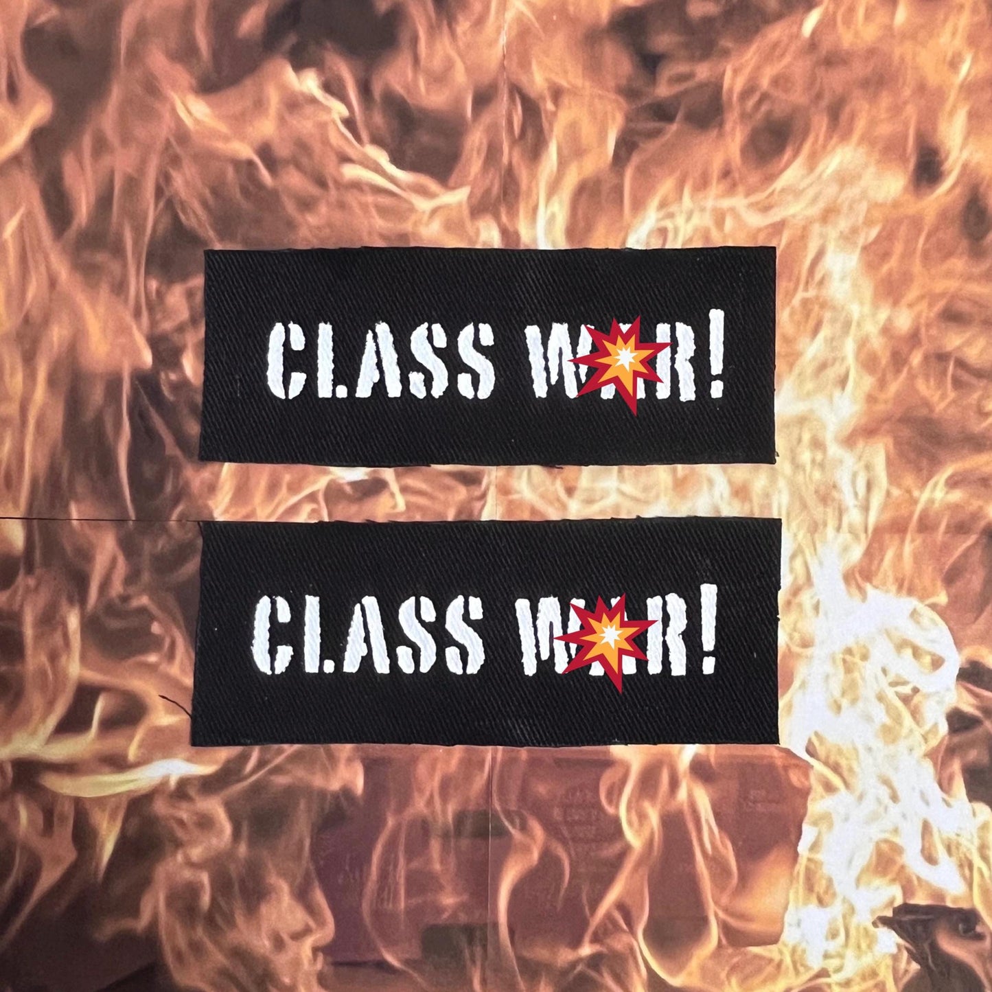 Class W*r Patch / Raw Edge / Sew On