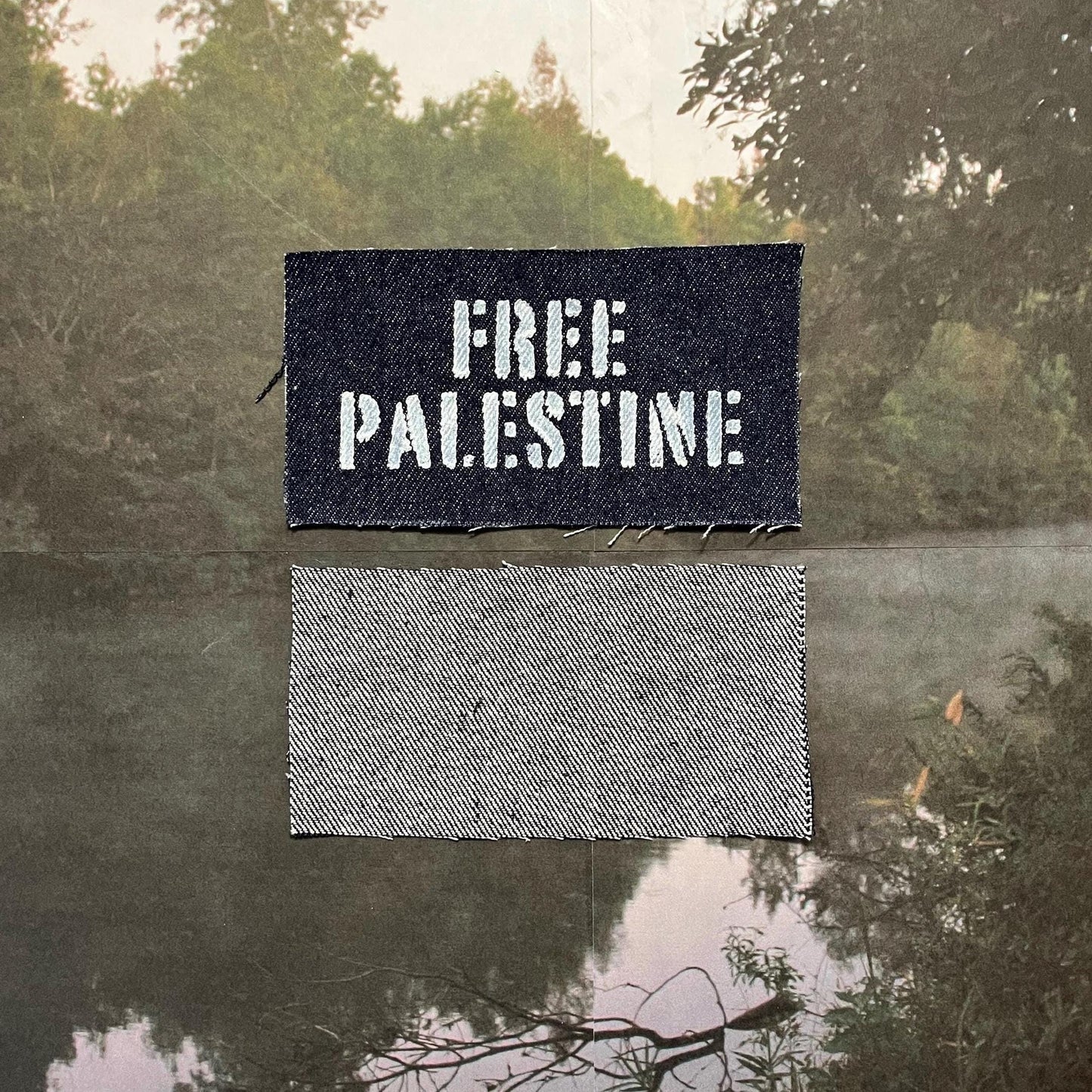 Free Palestine Patch / Raw Edge / Sew On