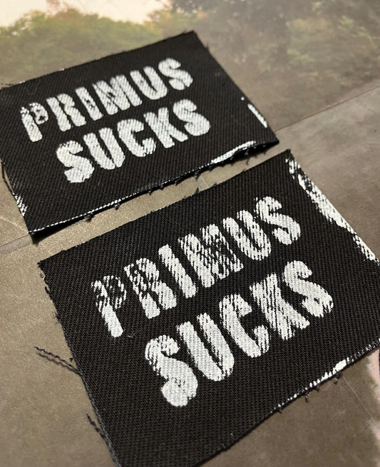 Primus Sucks Patch / Raw Edge / Sew On