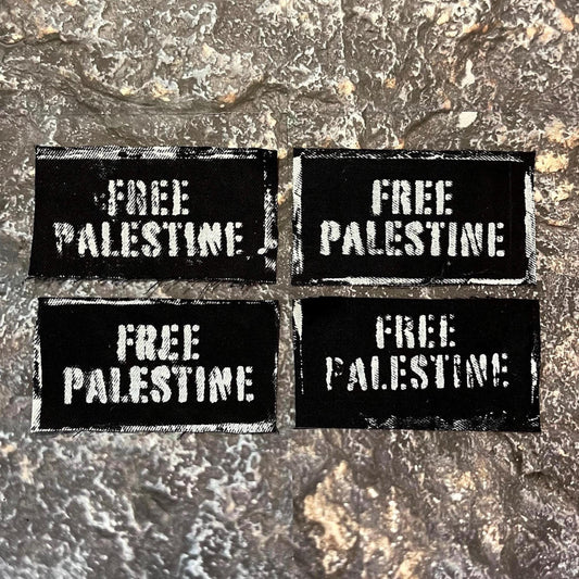 Free Palestine Patch / Raw Edge / Sew On
