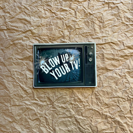 Blow Up Your TV John Prine Vinyl Sticker