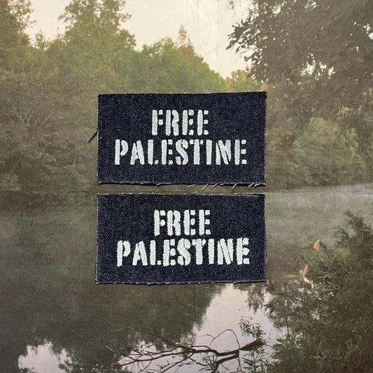 Free Palestine Patch / Raw Edge / Sew On
