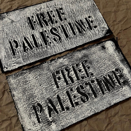 Free Palestine Patch / Raw Edge / Sew On