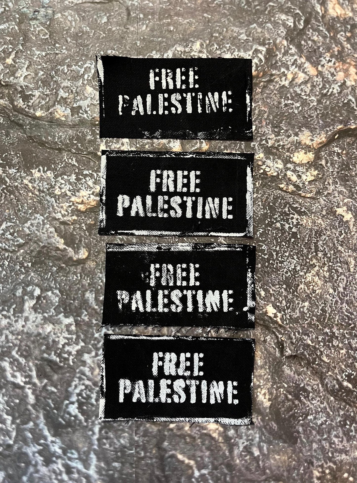 Free Palestine Patch / Raw Edge / Sew On