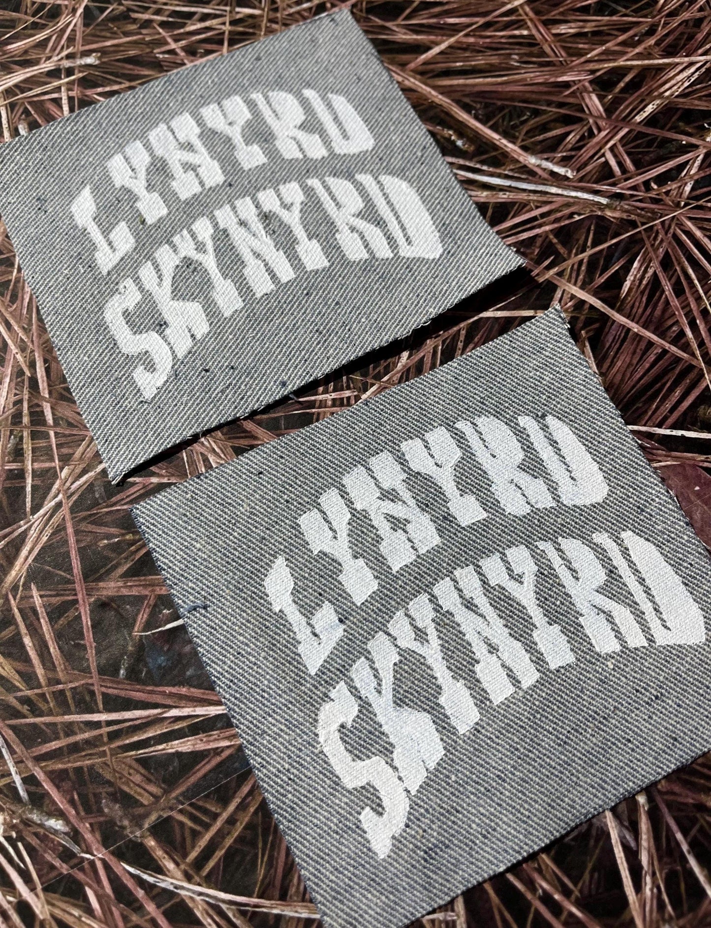 Lynard Skynard Denim Patch / Raw Edge / Sew On
