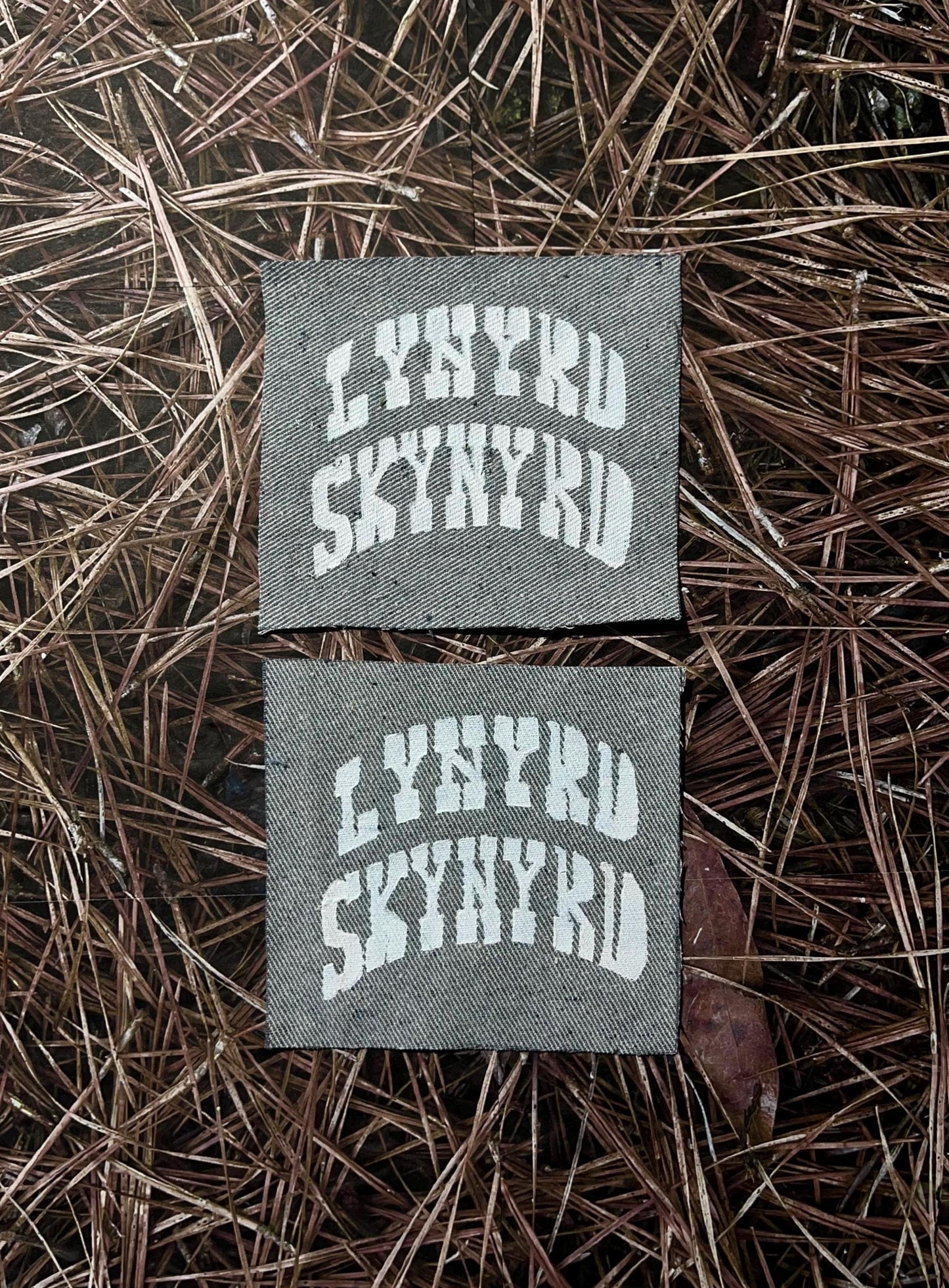Lynard Skynard Denim Patch / Raw Edge / Sew On