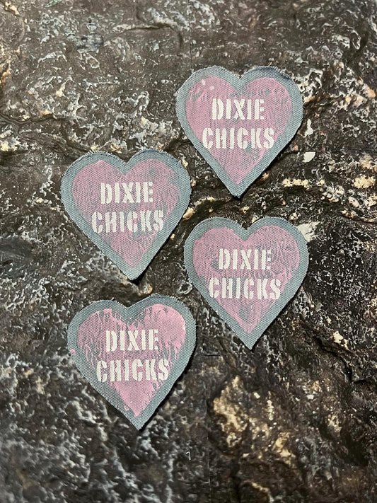 Dixie Chicks Denim Patch / Raw Edge / Sew On