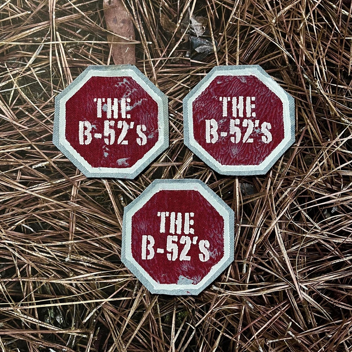 The B-52’s Denim Patch / Raw Edge / Sew On