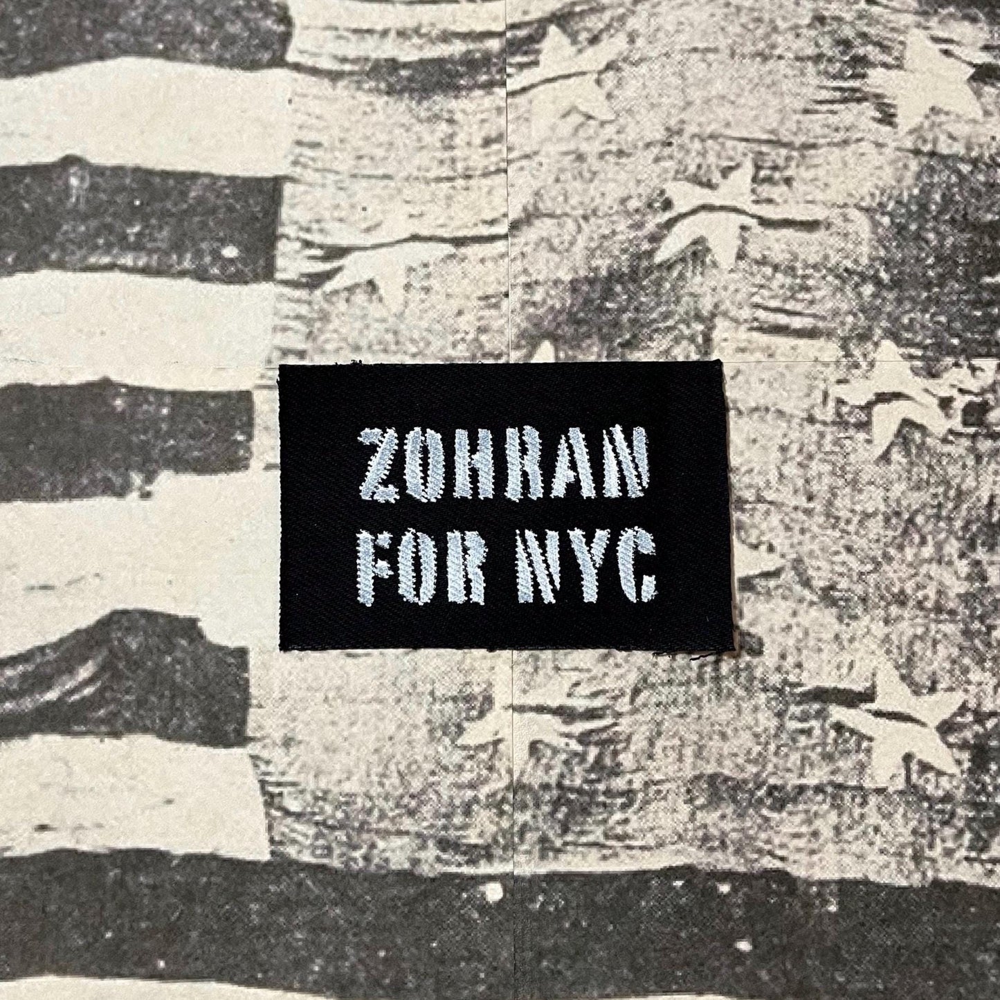 Zohran For NYC Patch / Raw Edge / Sew On