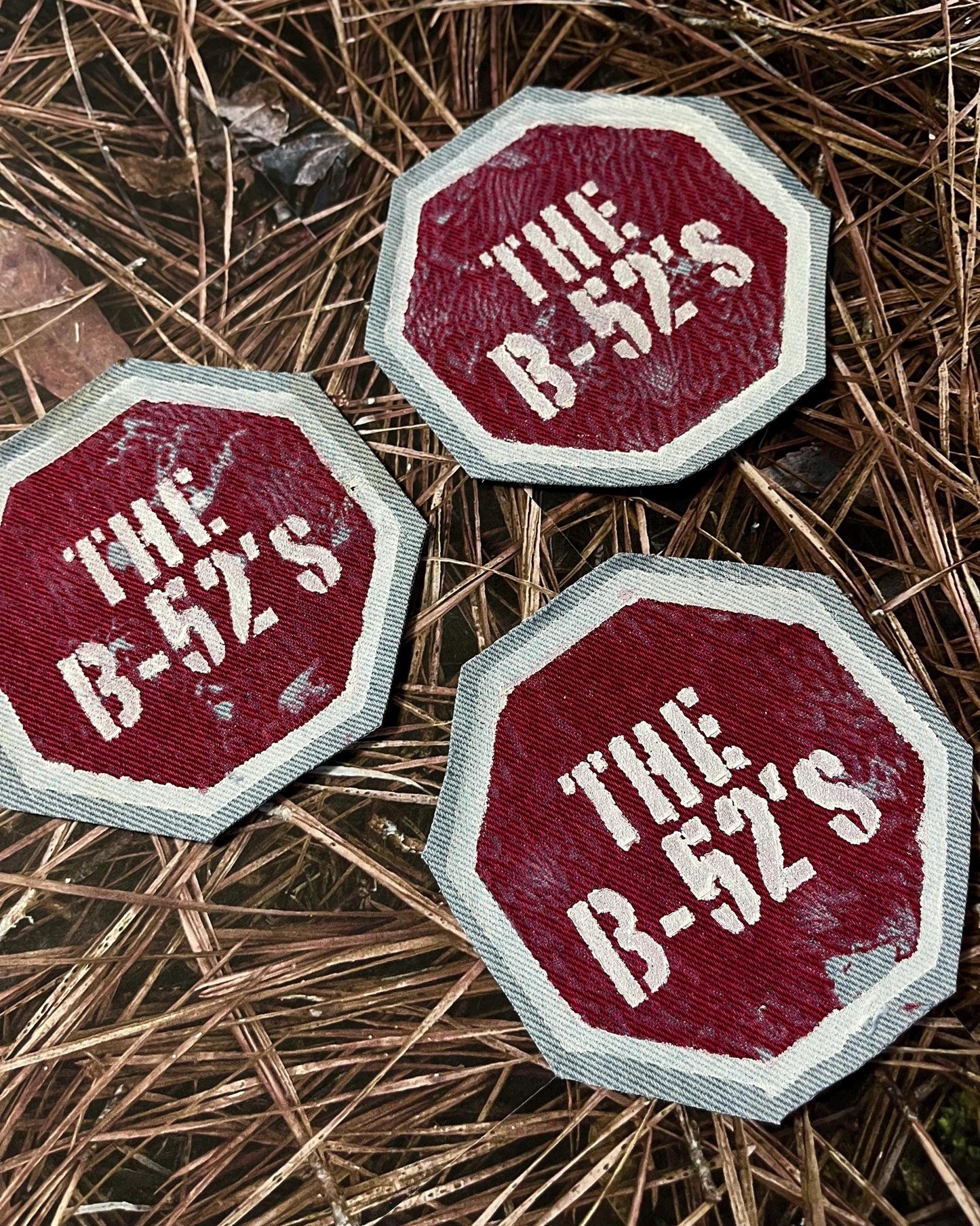 The B-52’s Denim Patch / Raw Edge / Sew On