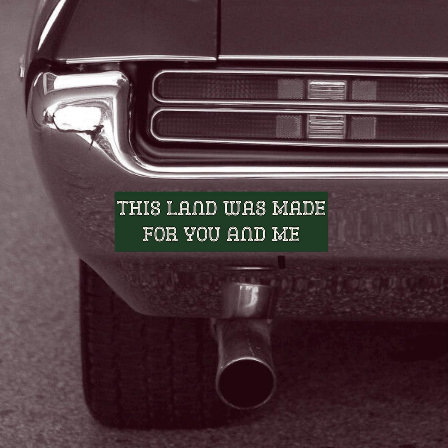 This Land Is Your Land / Woody Guthrie Bumper Sticker