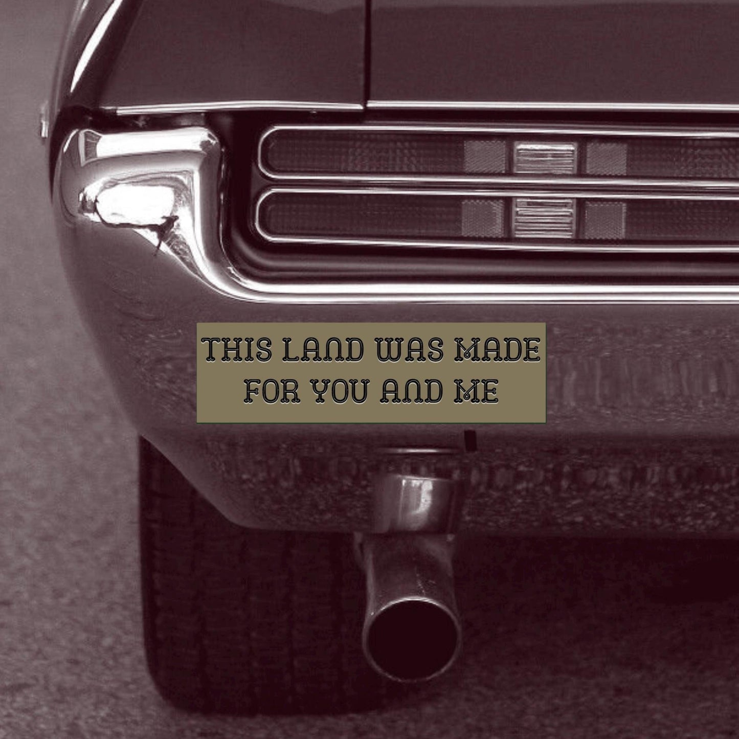 This Land Is Your Land / Woody Guthrie Bumper Sticker