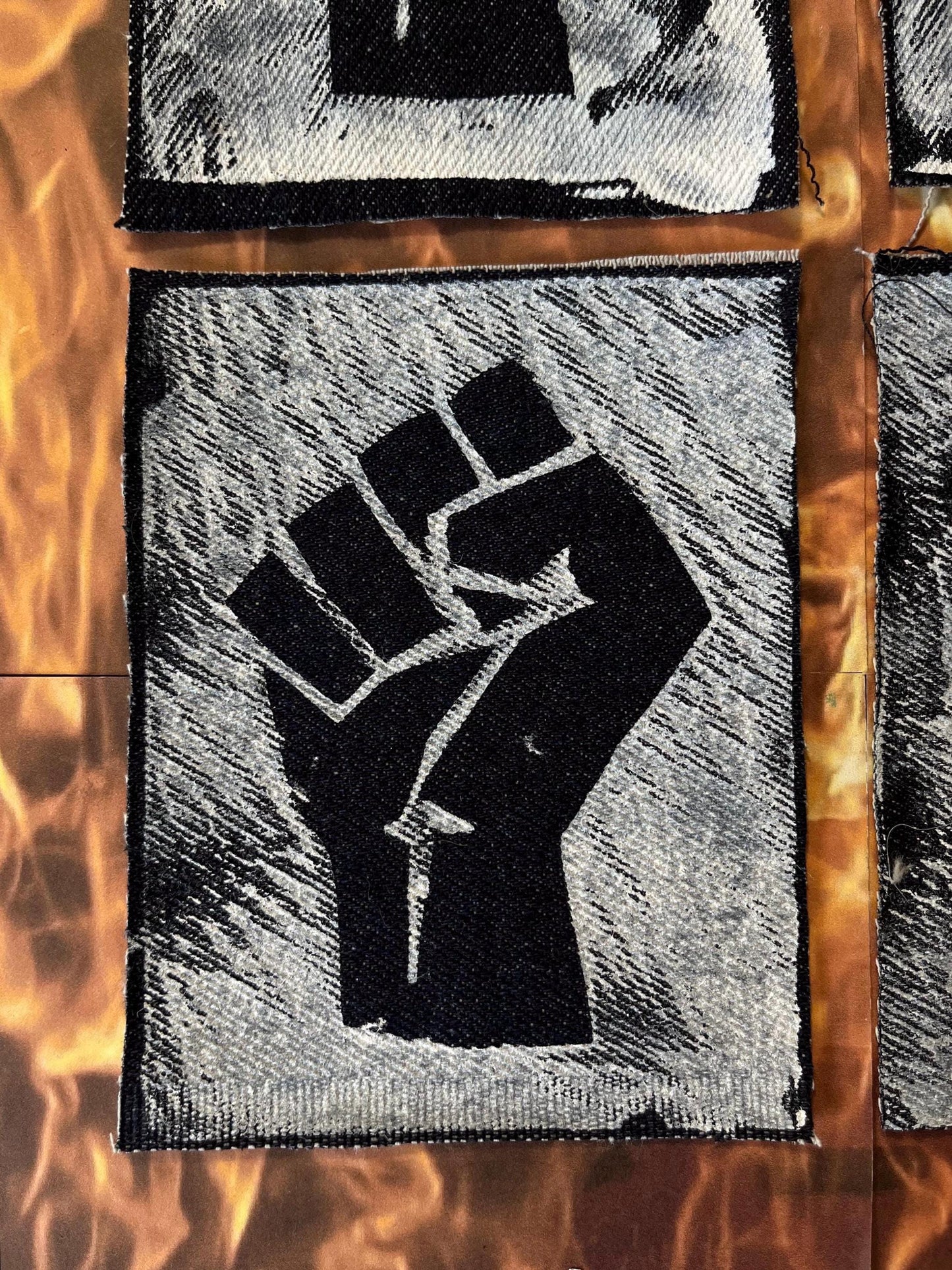 Power to the People Patch / Raw Edge / Sew On