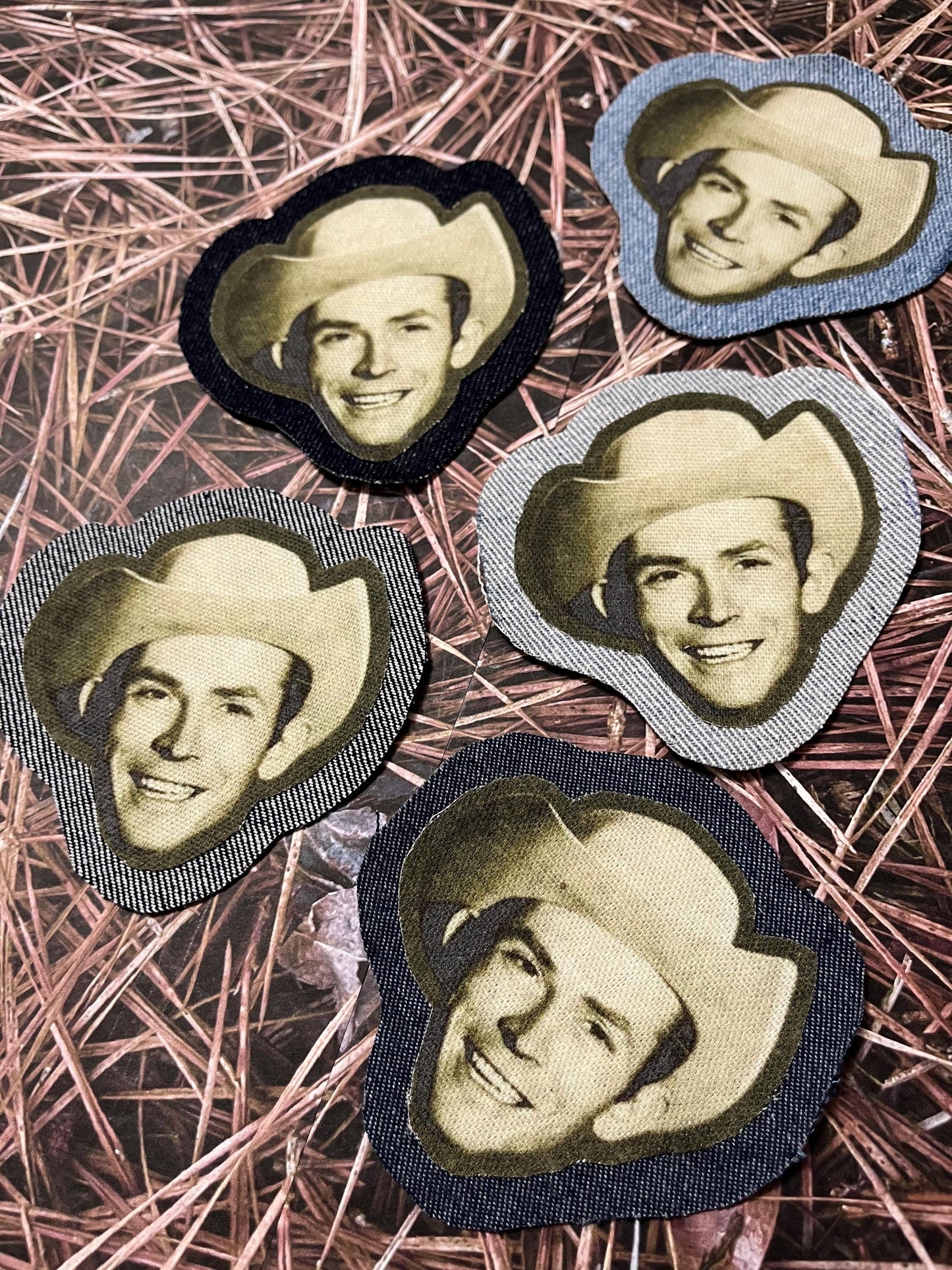 Hank Denim Patch / Raw Edge / Sew On