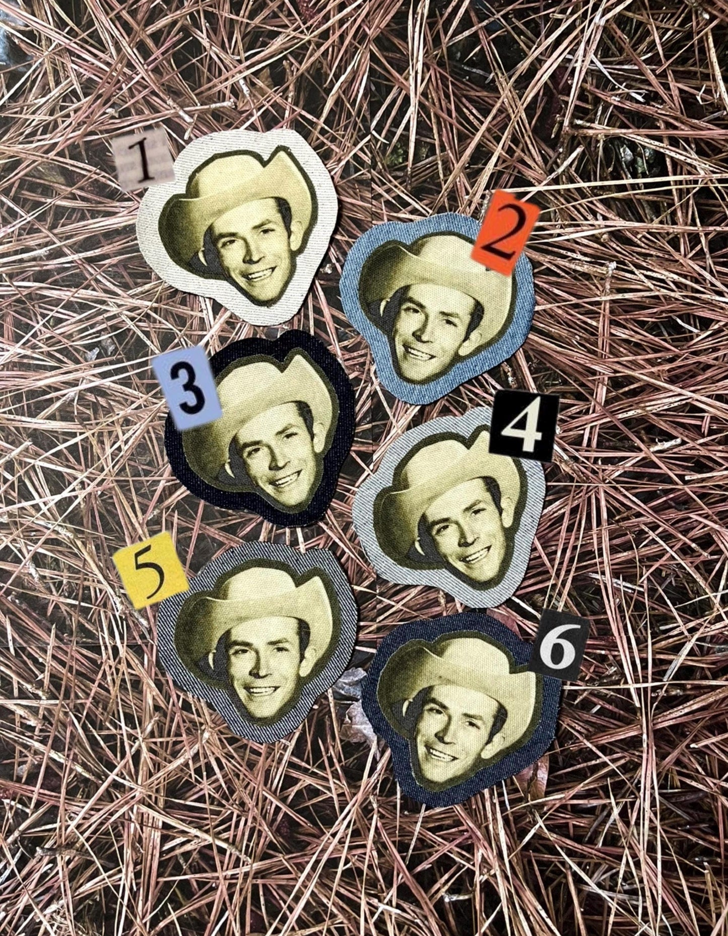 Hank Denim Patch / Raw Edge / Sew On