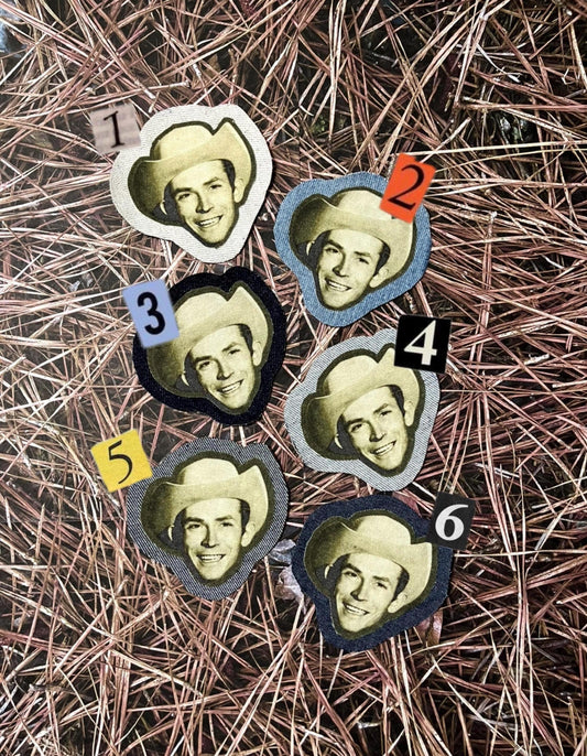 Hank Denim Patch / Raw Edge / Sew On