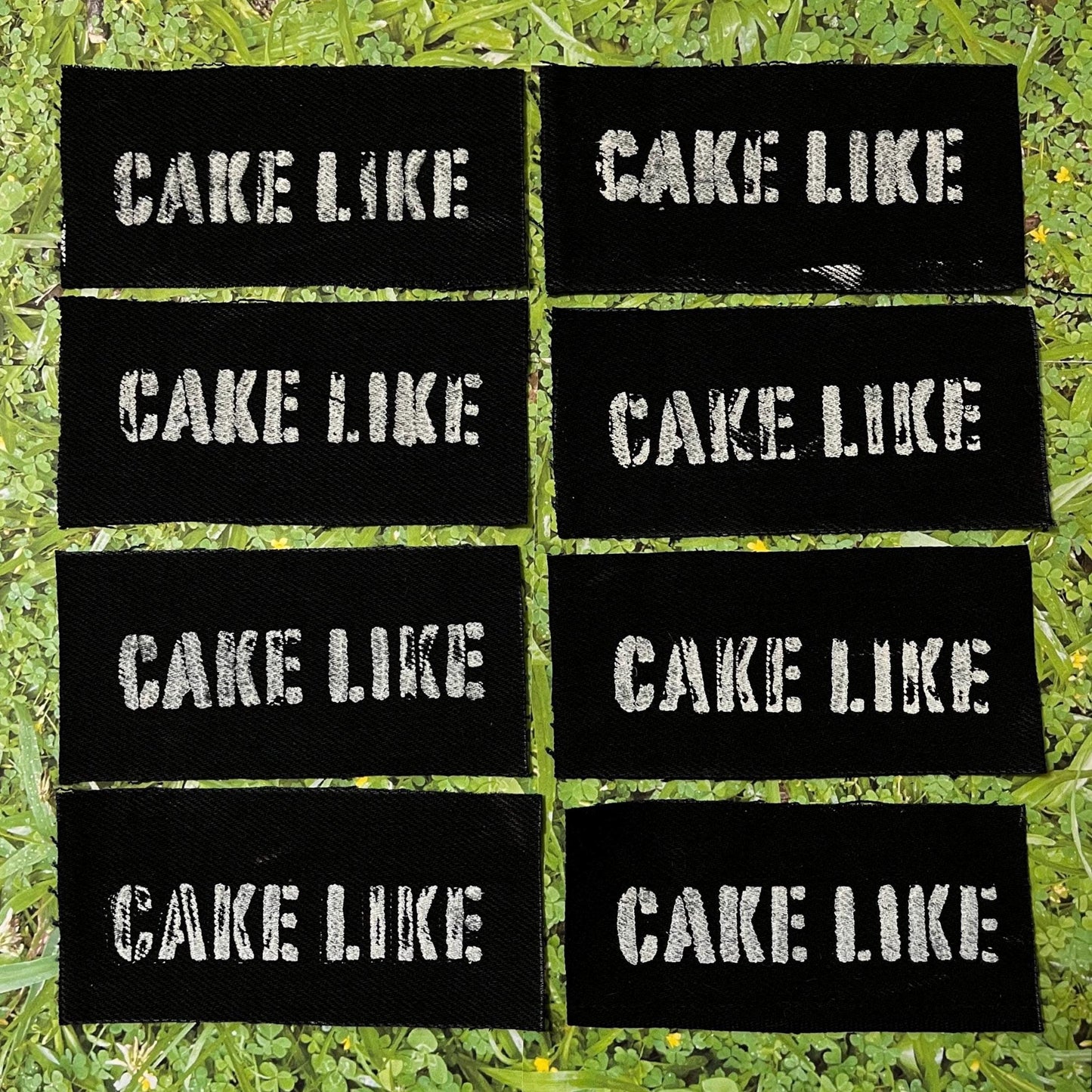 Cake Like Patch / Raw Edge / Sew On