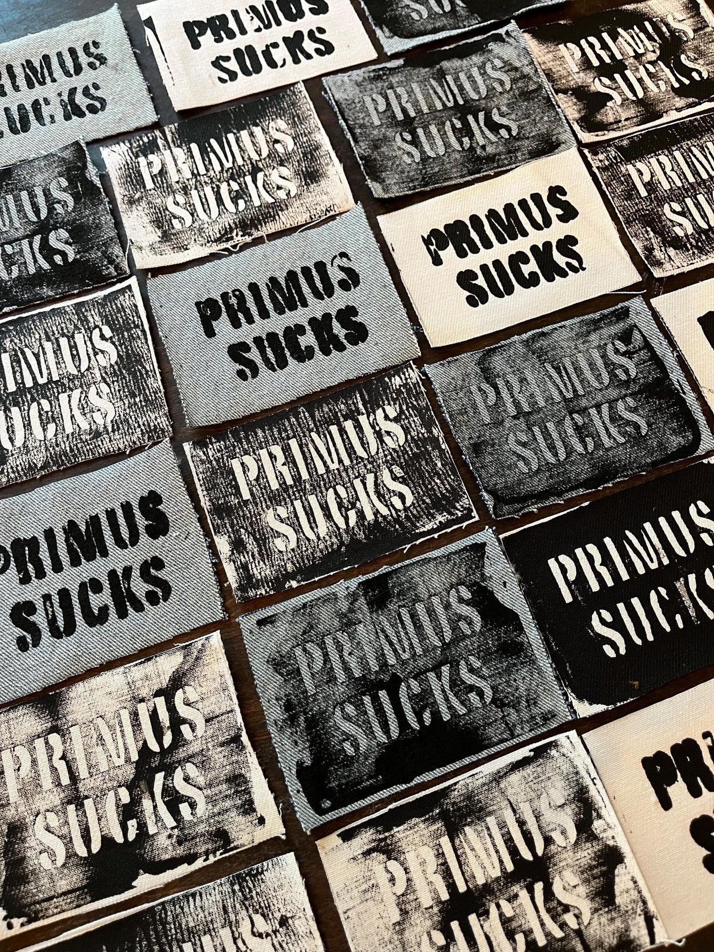 U-Pick Primus Sucks Patches / Raw Edge / Sew On