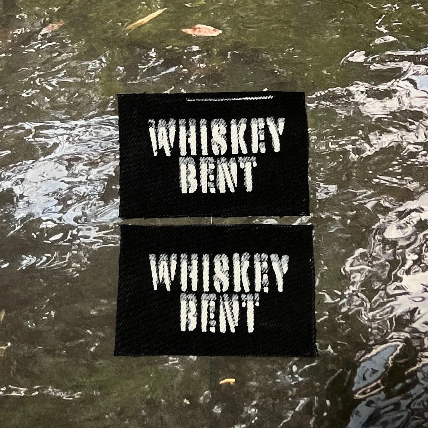 Whiskey Bent Double Vision Patch / Raw Edge / Sew On