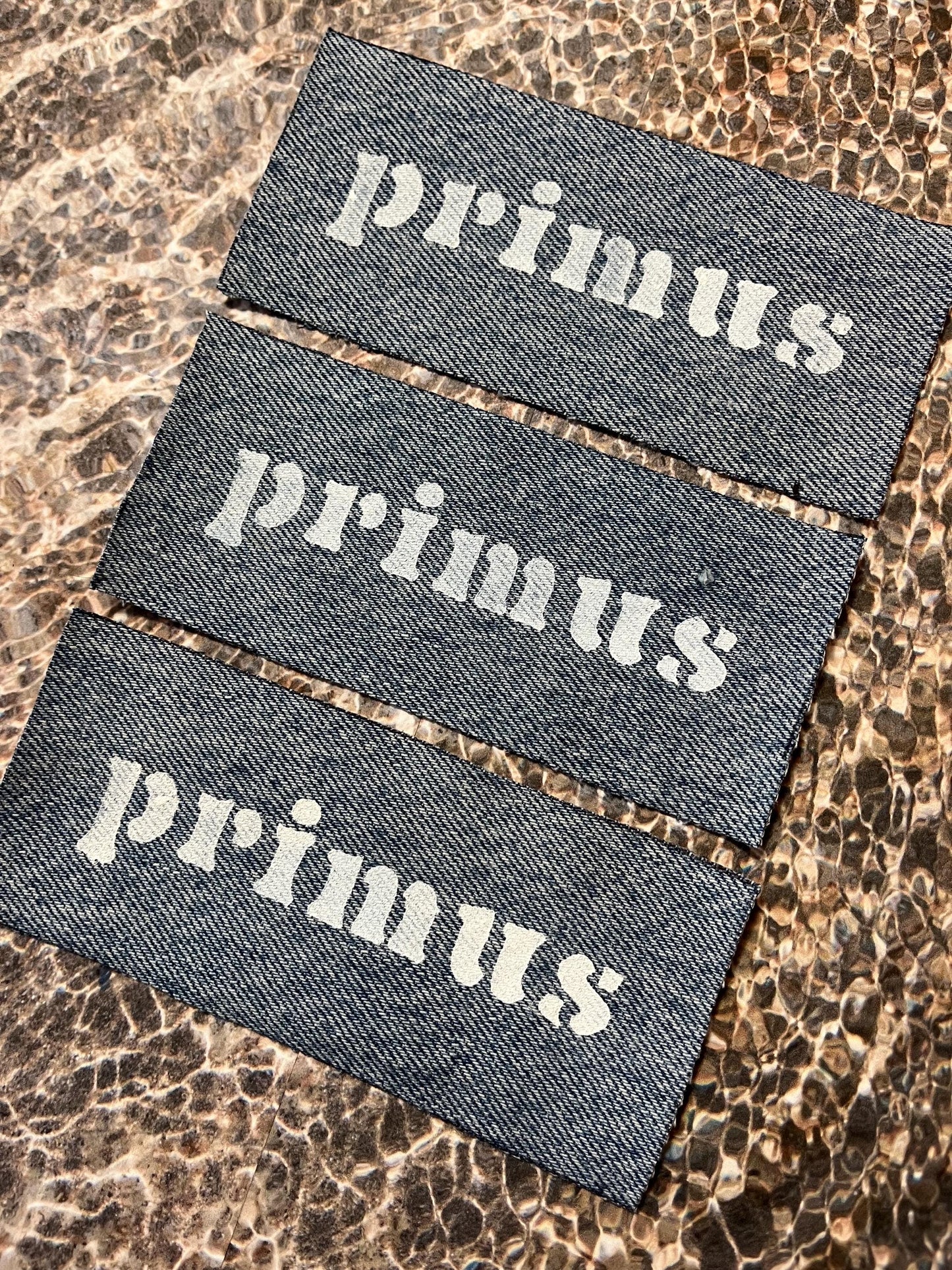 Primus Denim Patch / Raw Edge / Sew On
